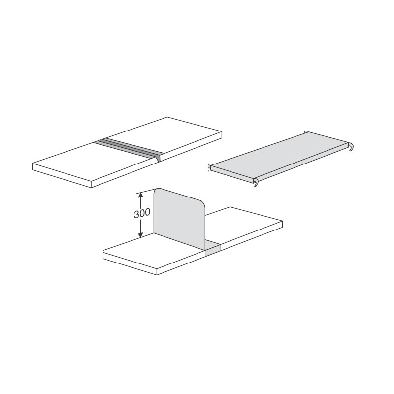 Kerkmann étagère M2, 6 tablettes, 100×50×260 cm, alusilver